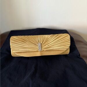 Elegant Gold Clutch Bag